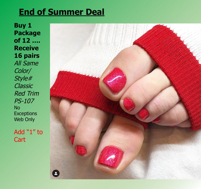 Dozen - Pak - Red Trim - Classic Professional