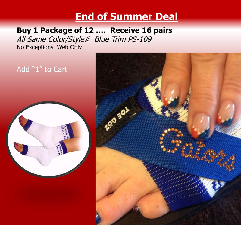 Dozen - Pak - Blue Trim - Classic Professional