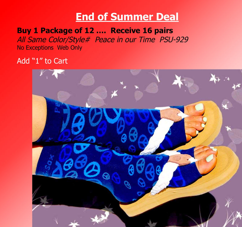 Dozen - Pak - Peace Sox - Ultra