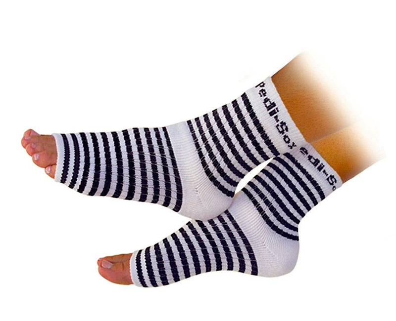 Original Pedi-Sox® - Professional - Black & White Stripes