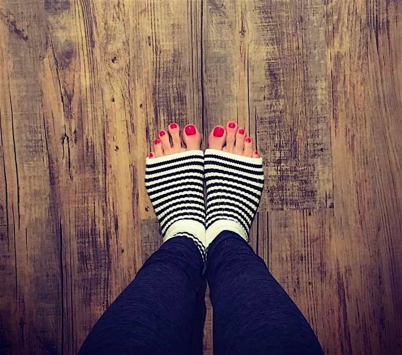 Original Pedi-Sox® - Professional - Black & White Stripes