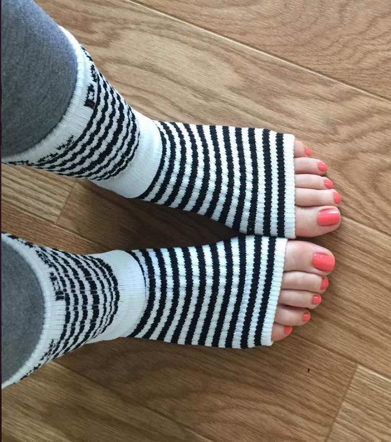 Original Pedi-Sox® - Professional - Black & White Stripes