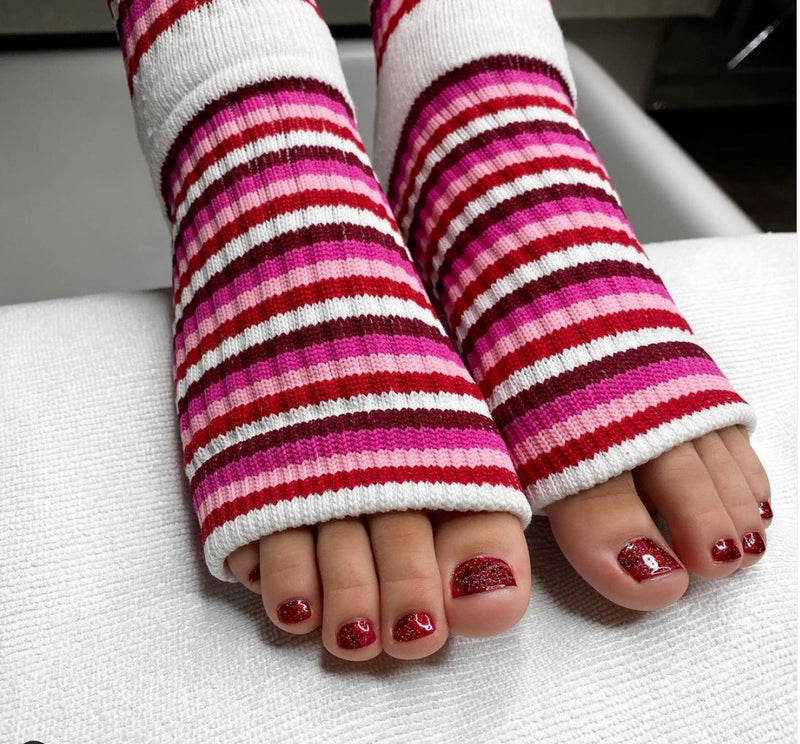 Original Pedi-Sox® - Professional - Multi-Pink Stripes