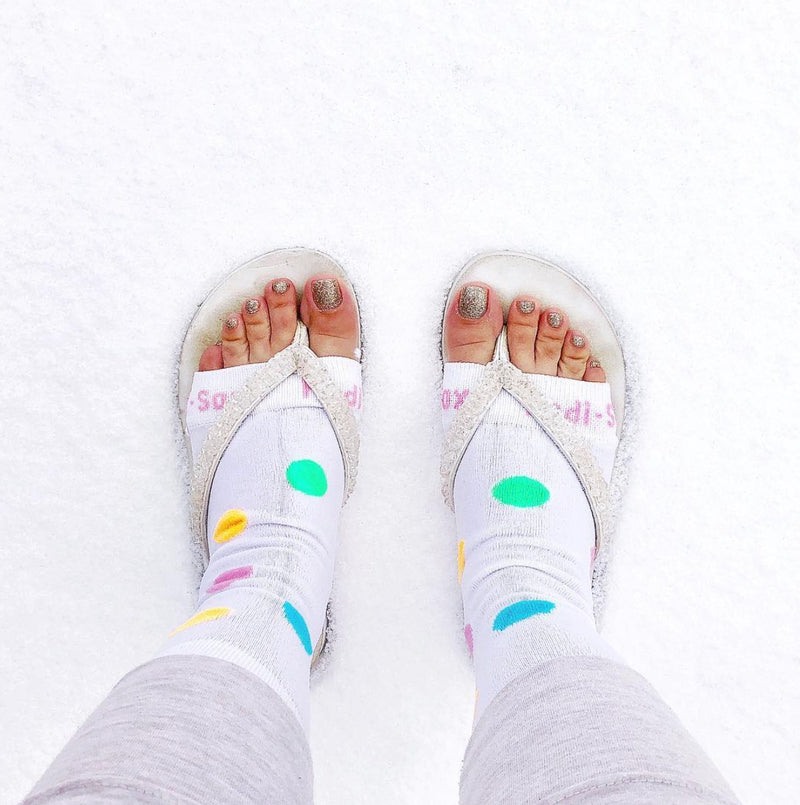 Original Pedi-Sox® - California Lite - Four Color Polka Dot