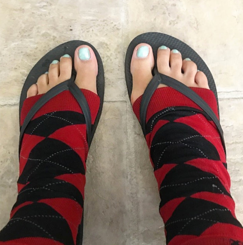 Original Pedi-Sox® - Ultra - RL Holiday Deep Red