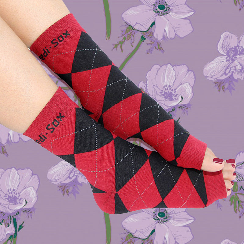 Original Pedi-Sox® - Ultra - RL Holiday Deep Red